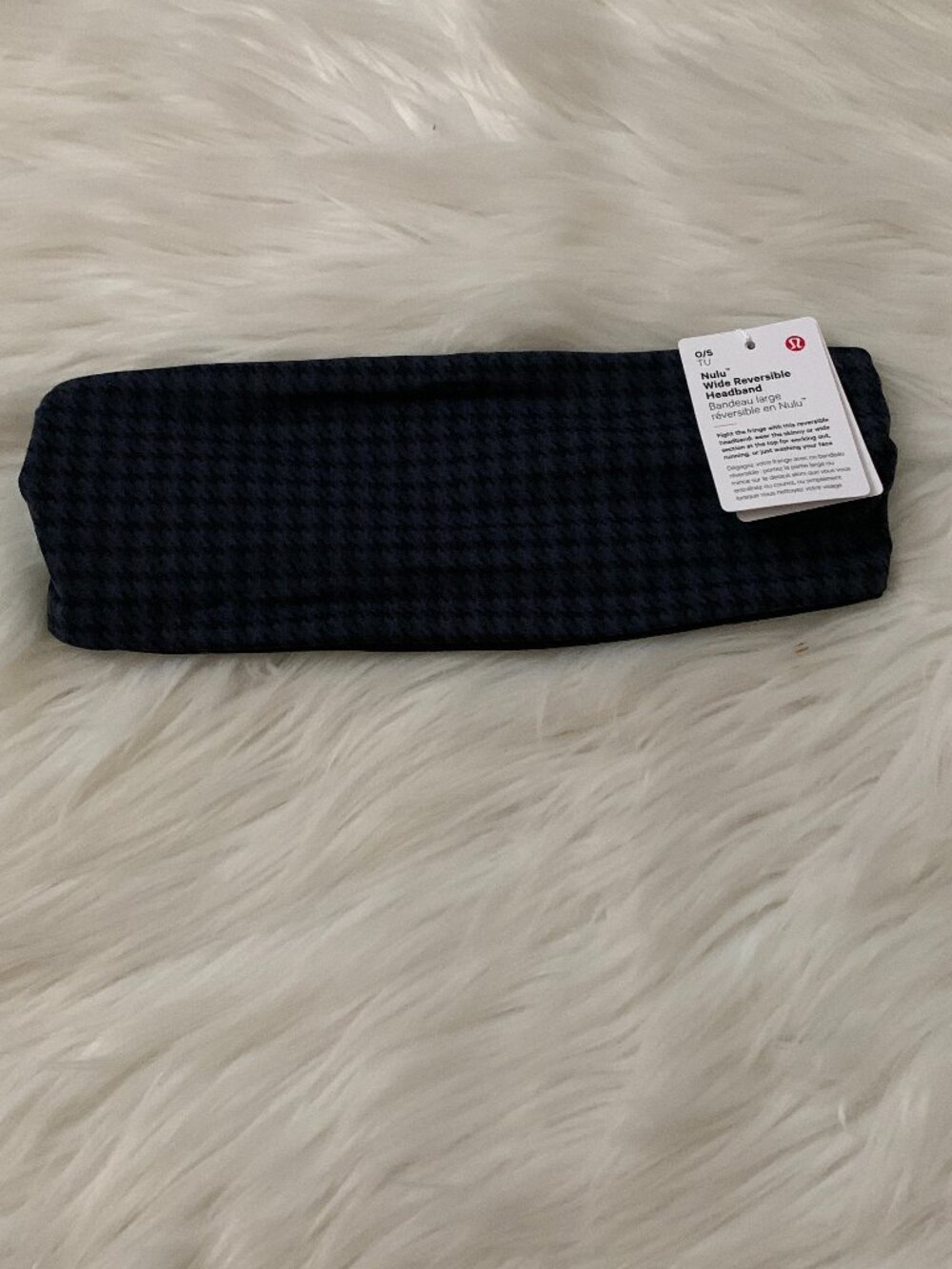LULULEMON Wide Reversible Headband in Black